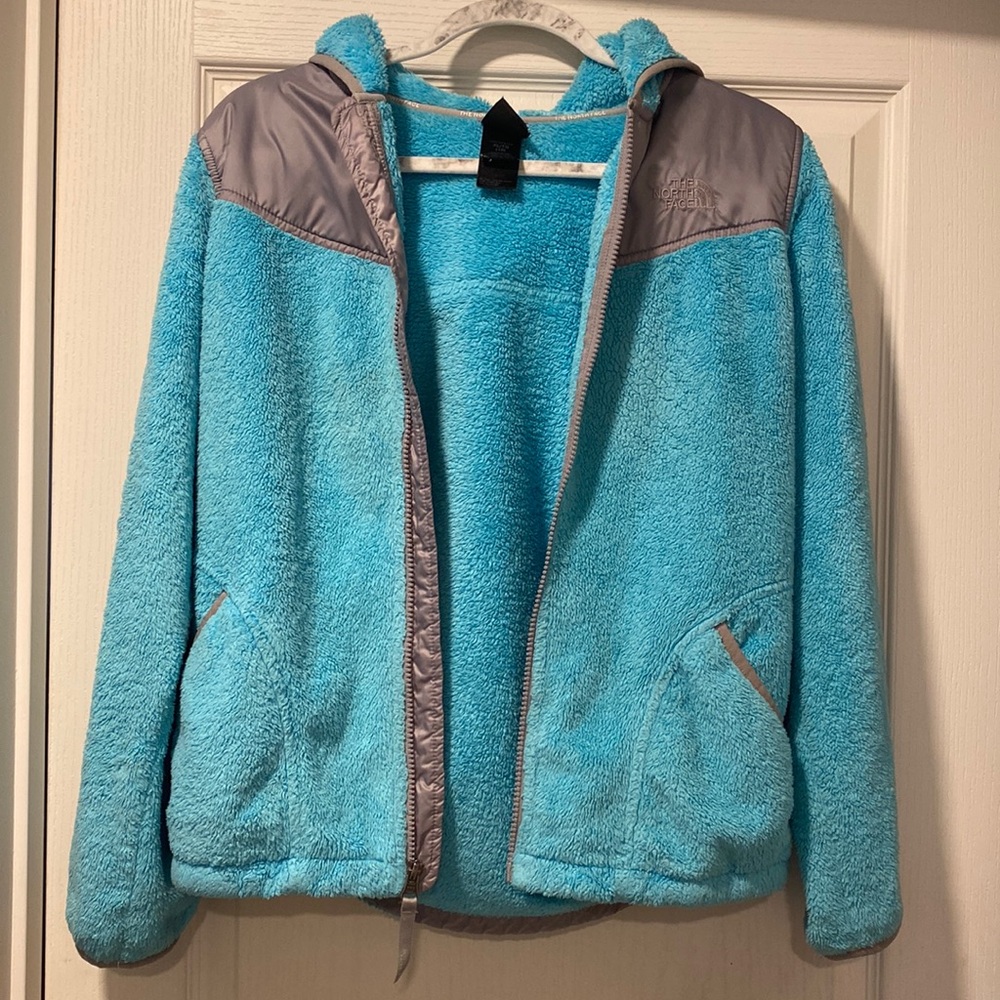 The North Face Girl’s XL (18) Aqua Fleece Jacket